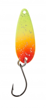 Balzer Swindler Spoon 2,3g Gelb-Orange-Rot-Glitter